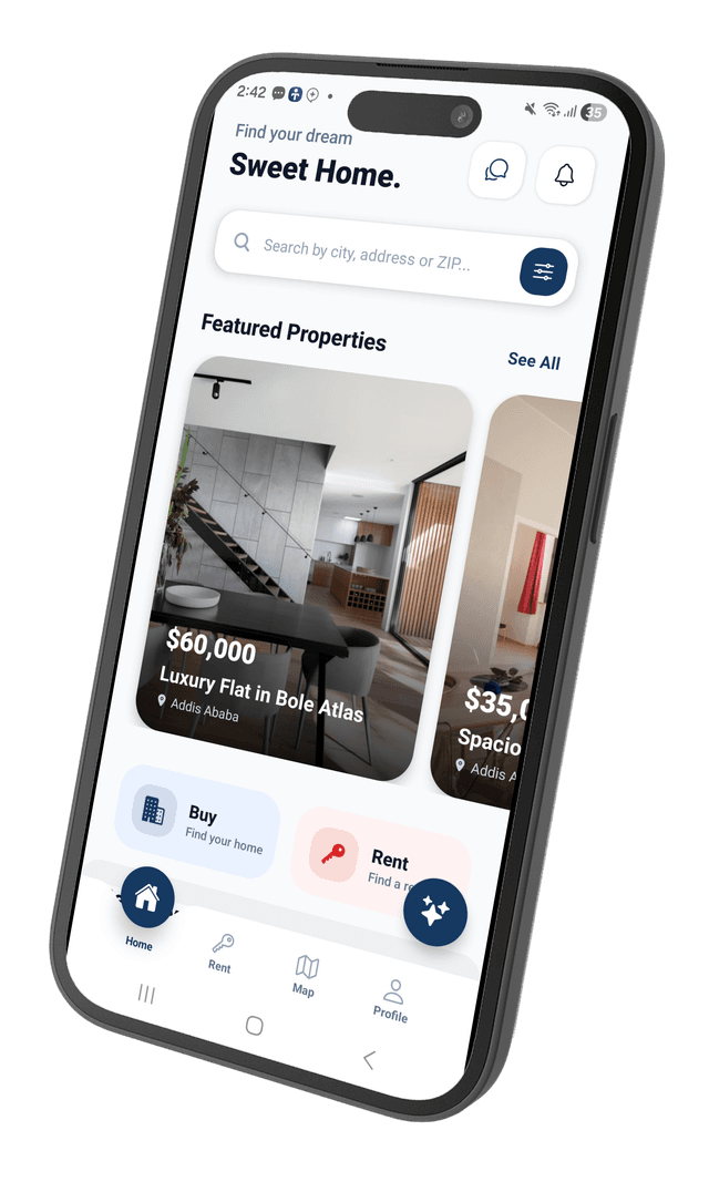 ImmoDeals mobile app preview